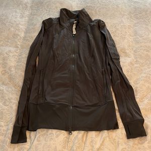 Lululemon gray zip up jacket, size 10